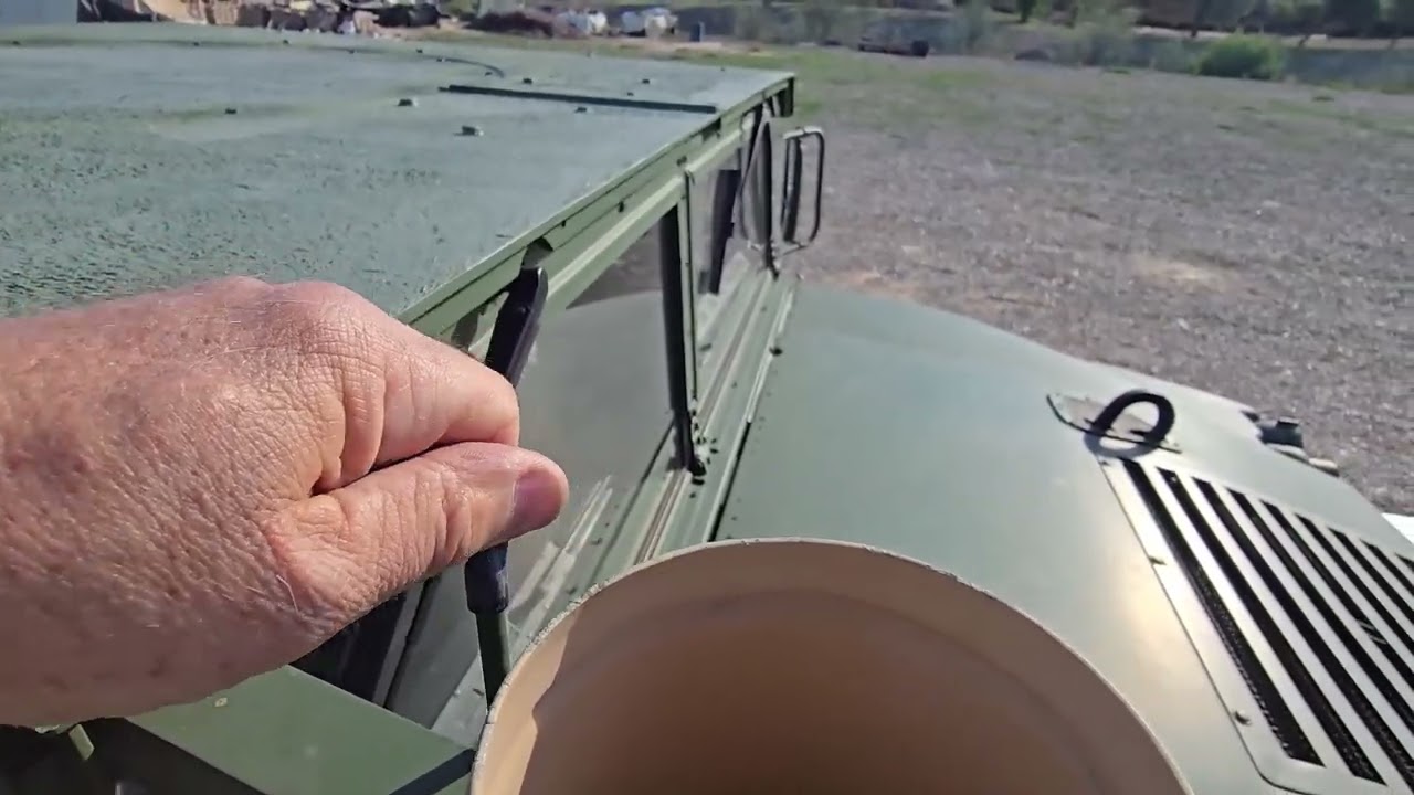 HUMVEE HMMWV air intake, vent modification
