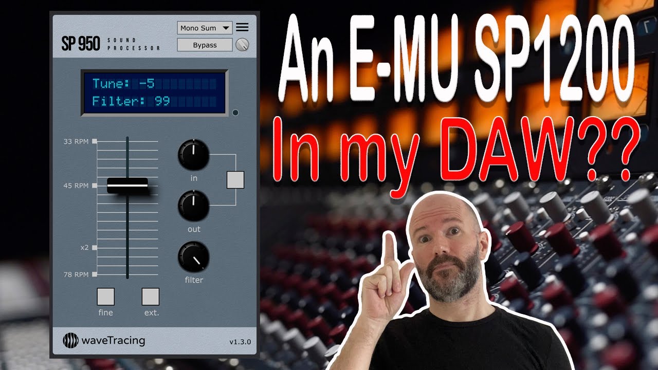 The E-MU SP1200 and Akai S950 inside your DAW? The 12 Bit Sound! Can it be done?