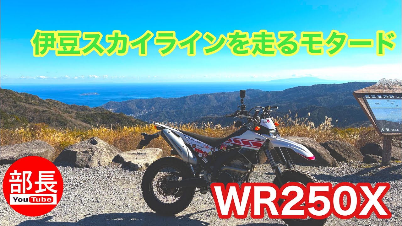 伊豆スカイラインを走るモタード×WR250X 2026-1-10【モトブログ】