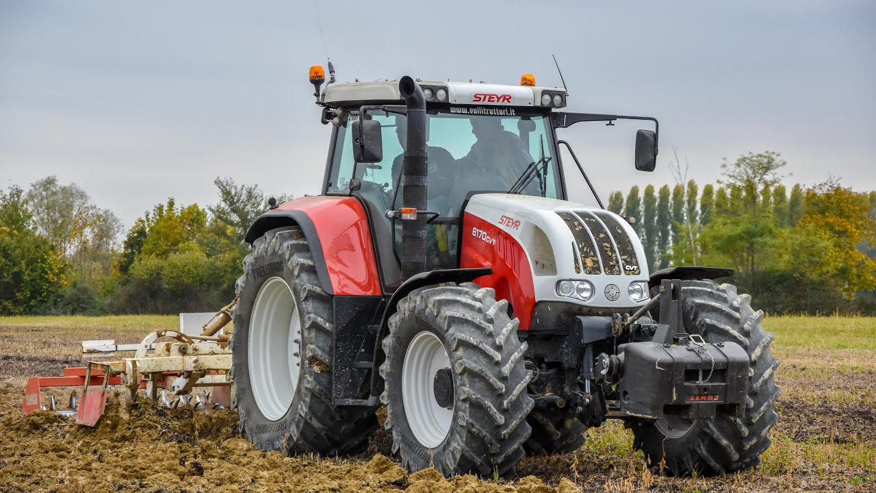 Steyr 6170 CVT + Ripuntatore MGP Parolin & Garofolo | Preparazione Terreno