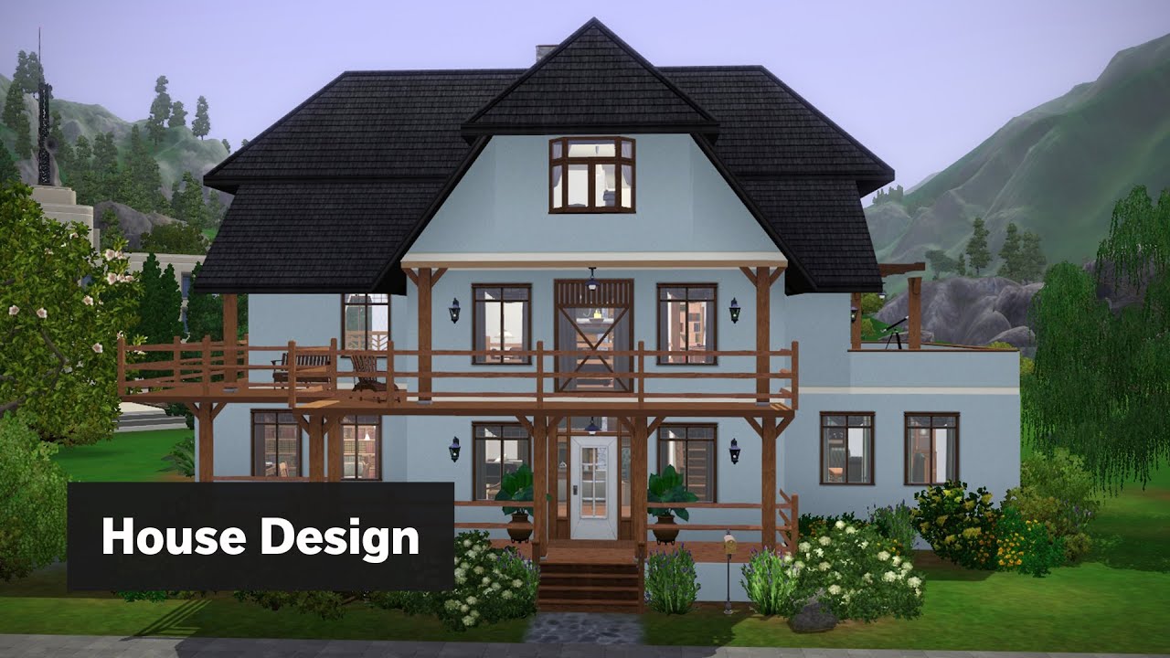 Lakeside Villa • The Sims 3 House Design