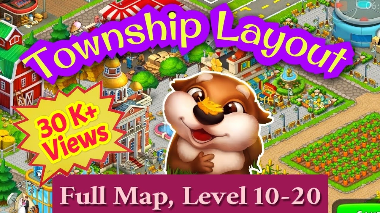 Township Layout || Full Map || Level 10-20