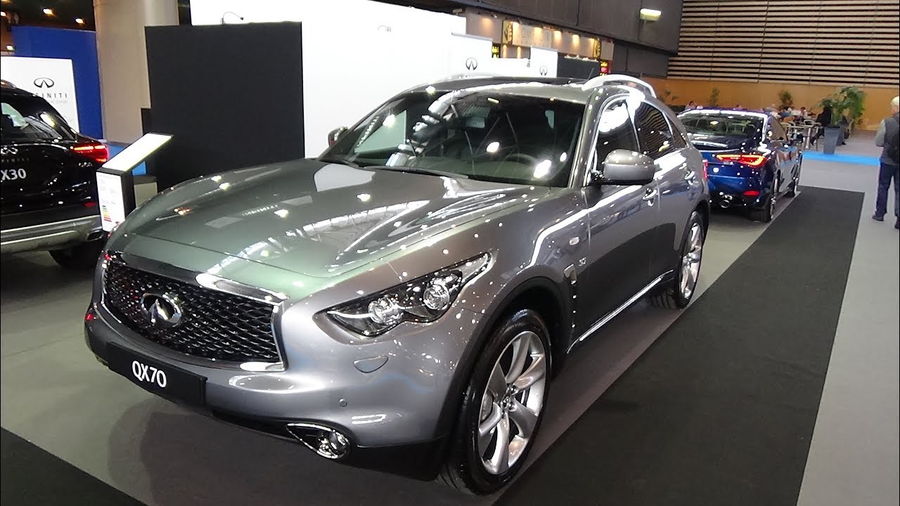 2018 Infiniti QX70 S Premium 4WD - Exterior and Interior - Salon Automobile Lyon 2017