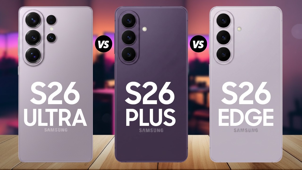 Samsung Galaxy S26 Ultra vs S26 Plus vs S26 Edge — Full Comparison!