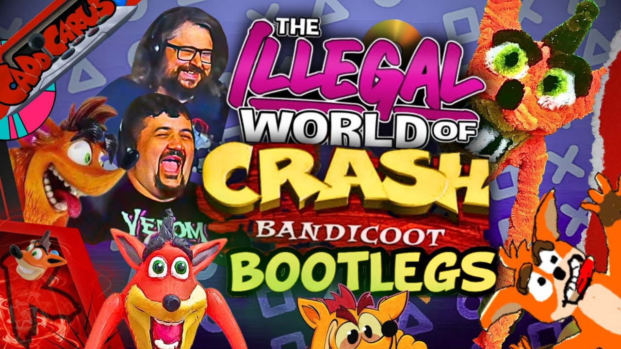 Нелегальный мир пиратских копий Crash Bandicoot — @Caddicarus | РЕАКЦИЯ RENEGADES