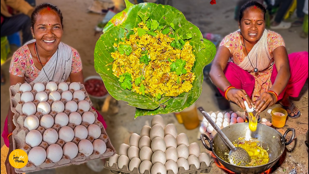 Adivasi Didi Ki Desi Anda Bhurji Recipe In Ranchi l Ranchi Street Food