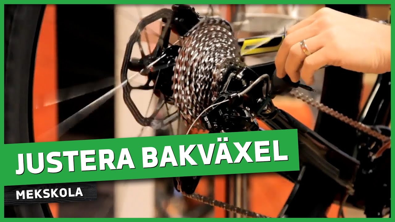 Justera bakväxel - HappyMTB:s Mekskola
