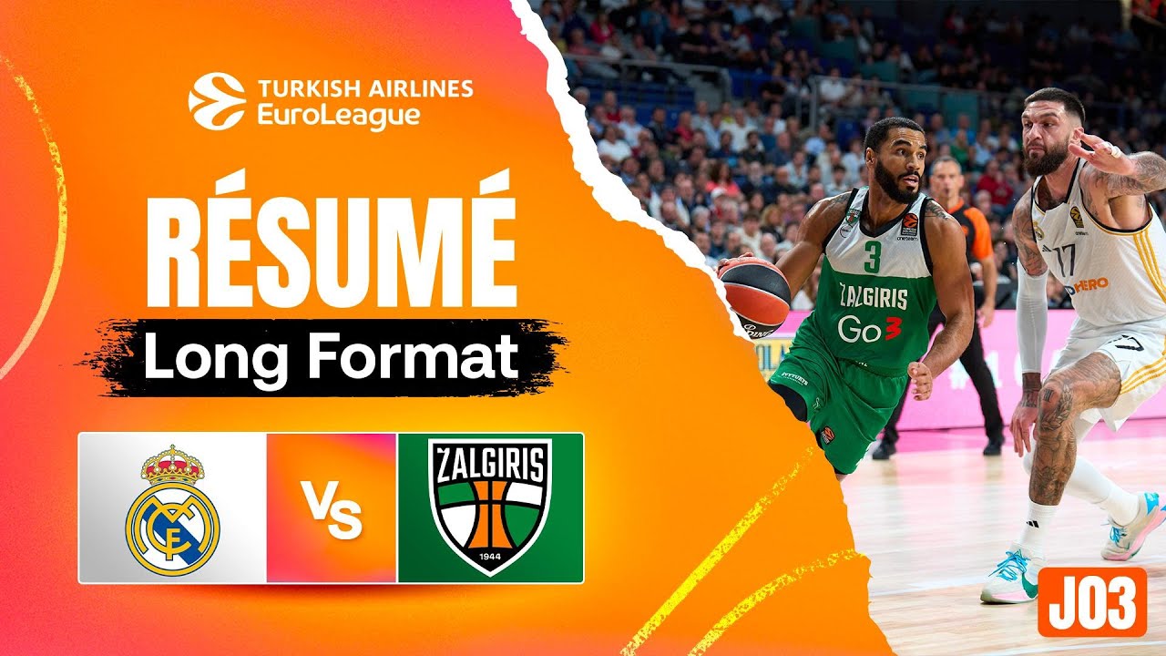 Real Madrid vs Zalgiris Kaunas - Extended Highlights - EuroLeague J03