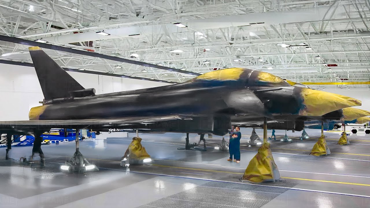 Inside Factory Producing Super Advanced European Fighter Jet