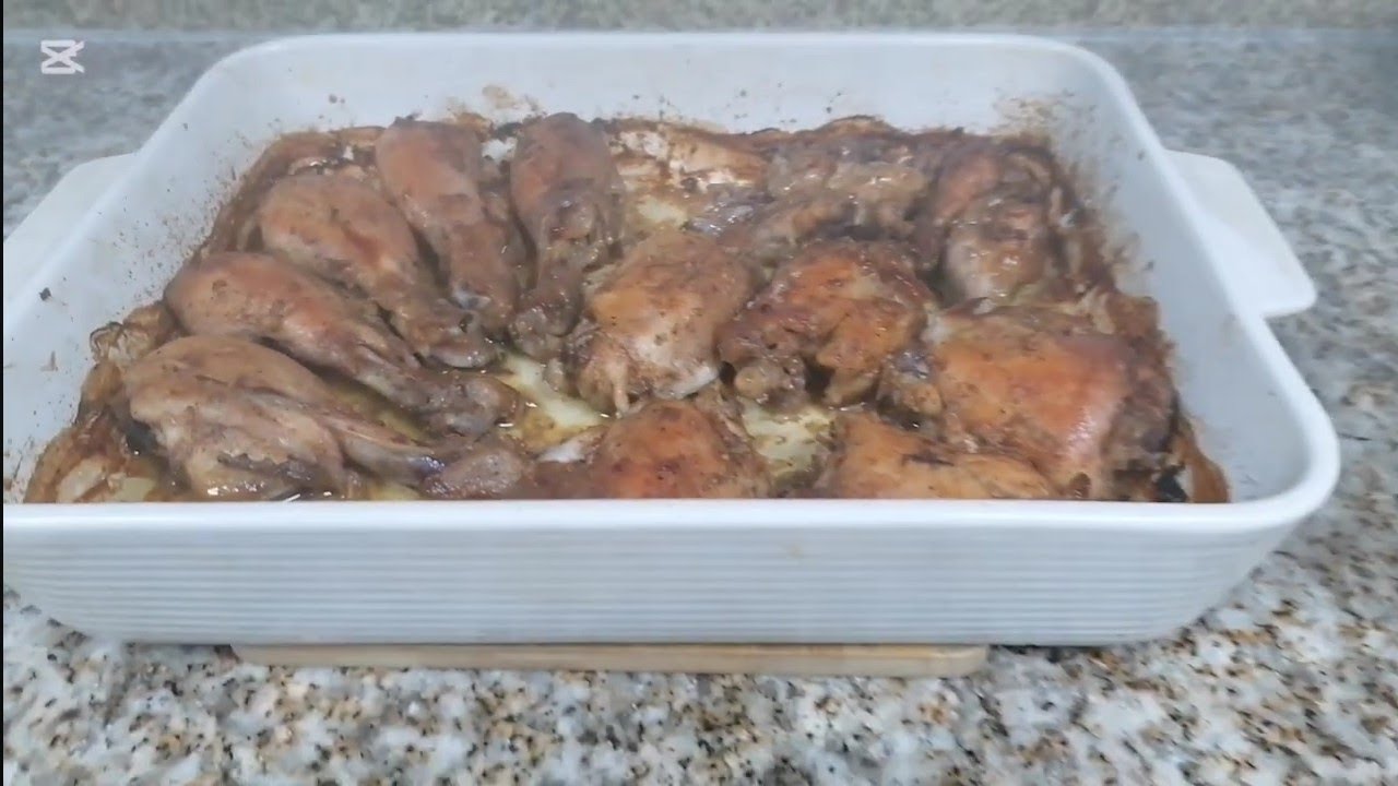 افخاذ الدجاج المشوية بالفرن_🍗🍗