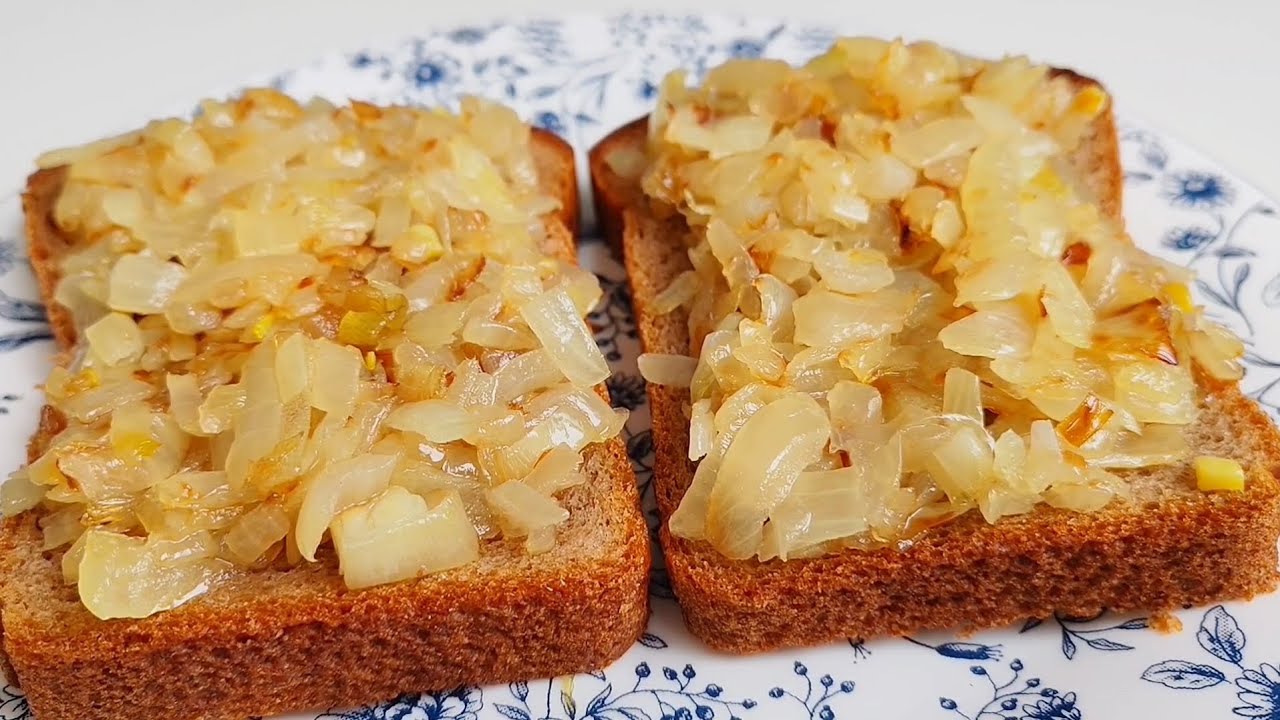 Ух и вкусные! Такие бутерброды готовила моя бабушка в пост и не только🧅