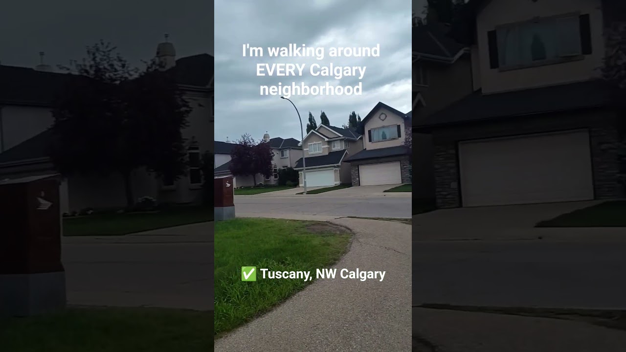 WALKING EVERY CALGARY NEIGHBORHOOD: Tuscany #calgary #calgaryneighborhoods #yyc #cnek