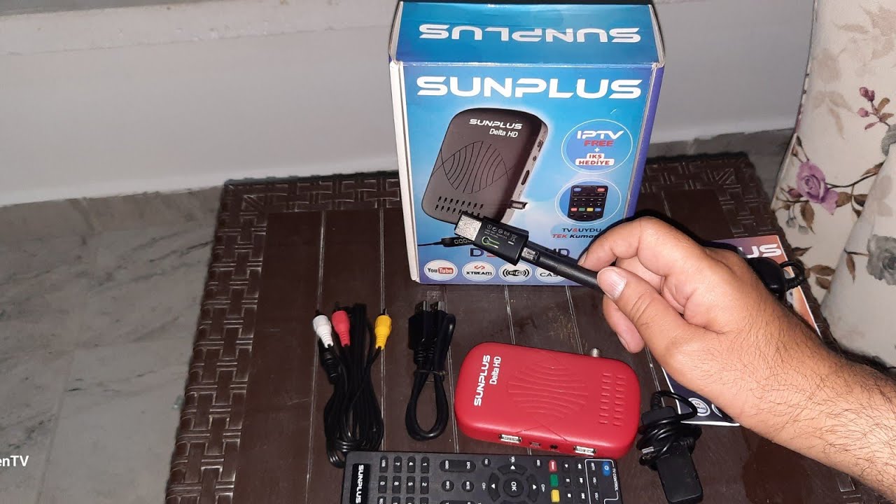 Sunplus Delta HD Uydu Alıcısı TKGS Özellikli Kutu Açılışı