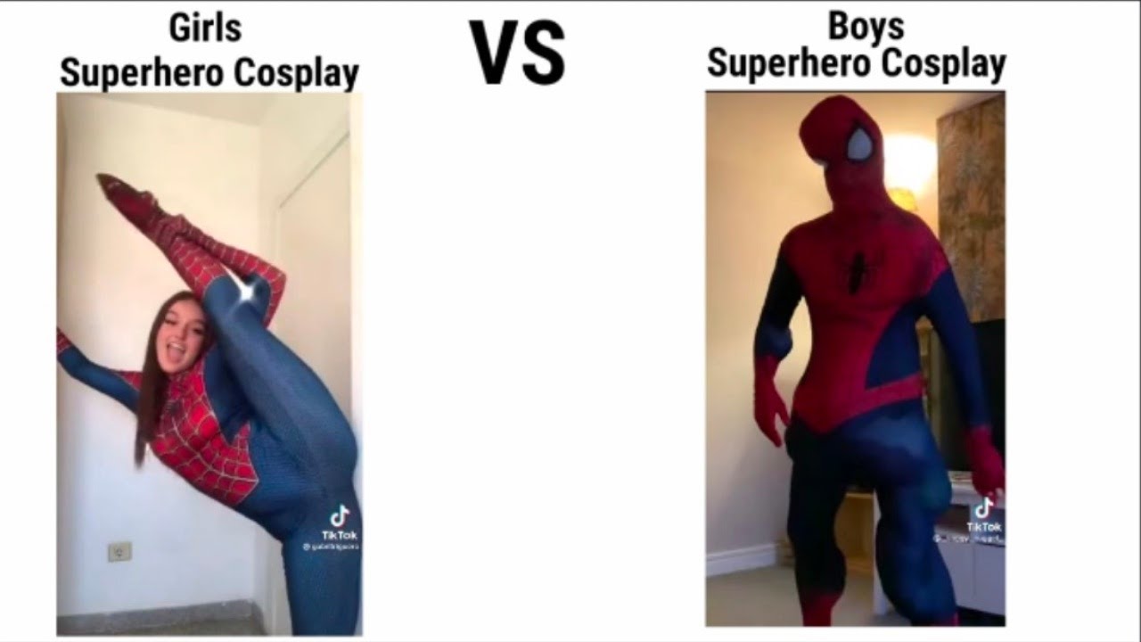 girls cosplay vs boys cosplay