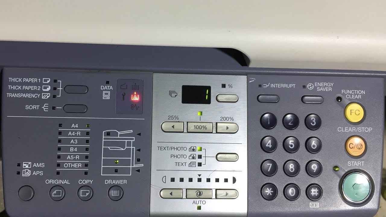 How to reset toner symbol in toshiba estdio 166