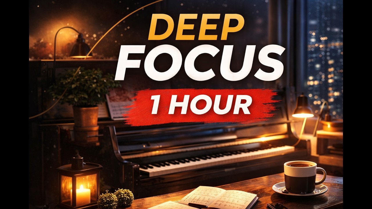 Focus Music – 1 Hour – Deep Work, Study & Calm (No Talking)
