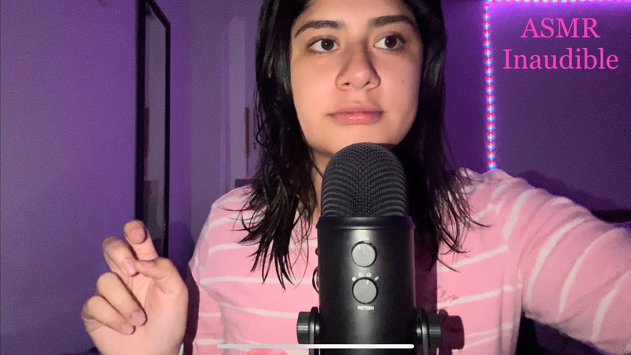ASMR - Inaudible ramble/ chisme con susurros inaudibles
