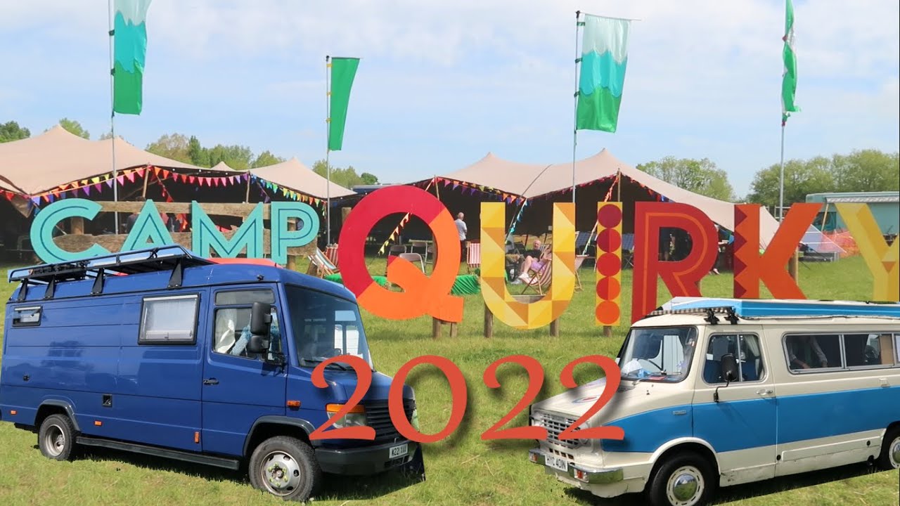 Camp Quirky 2022 -Taking Mungo the Iveco Minibus to Camp Quirky