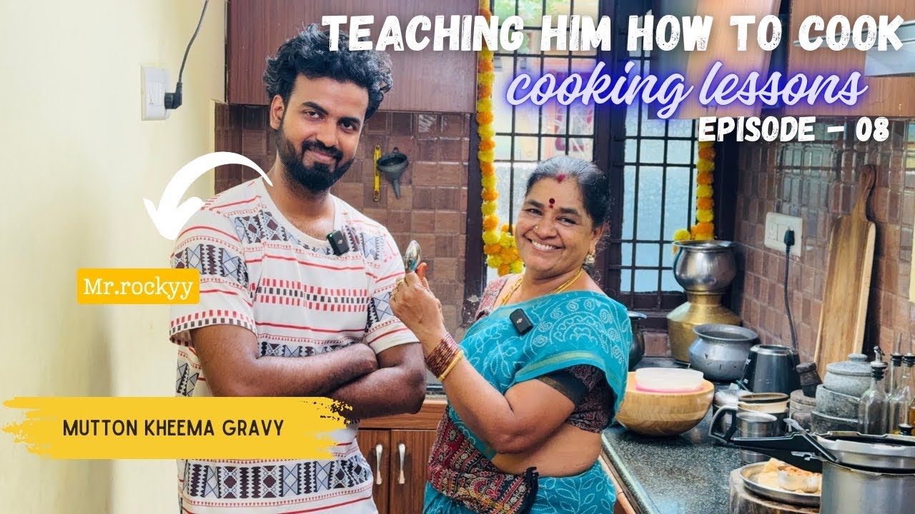 Cooking lesson EP-08 ft.@Mrrockyy | Mutton Kheema gravy