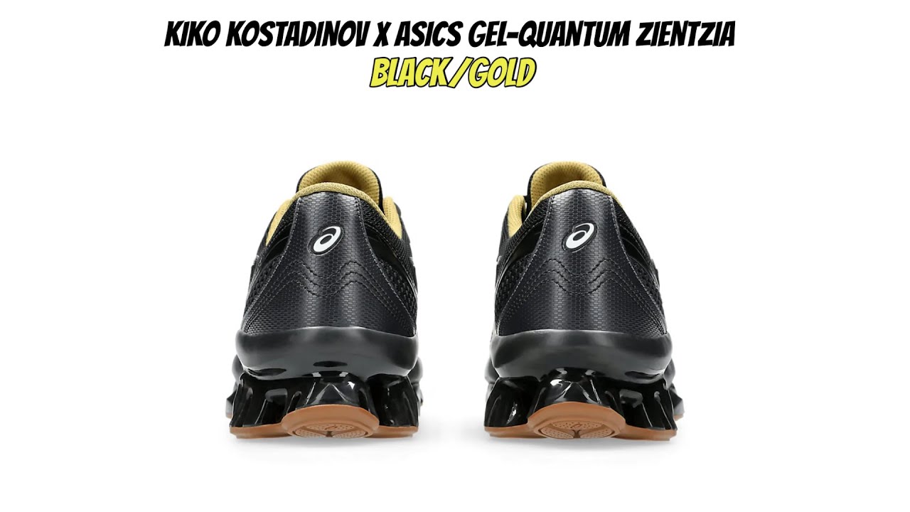 Kiko Kostadinov x ASICS GEL-Quantum Zientzia Black/Gold