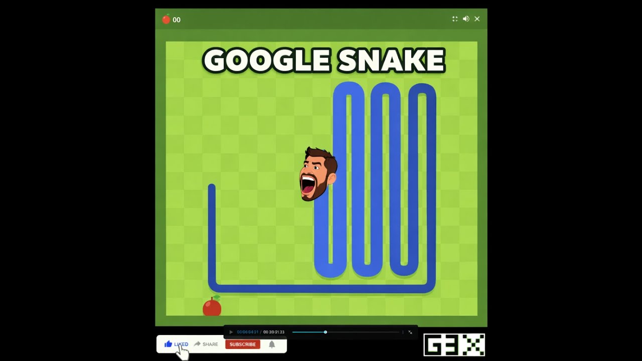 🔴 LIVE: Google Snake Game