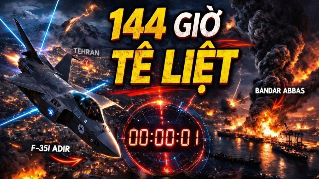 Chiến Tranh Iran 2026: Hải Quân & Không Quân Iran Bị Xóa Sổ | Tehran Rực Lửa Ngày Thứ 6