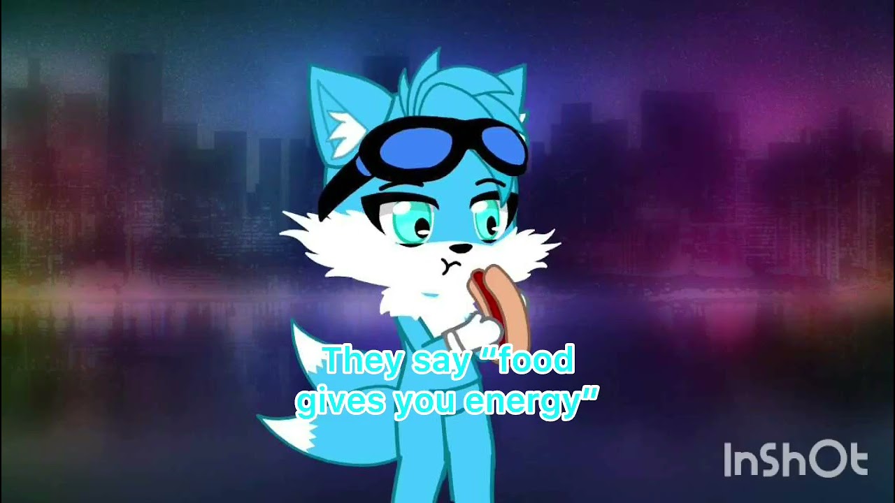Food gives you energy full screen meme 