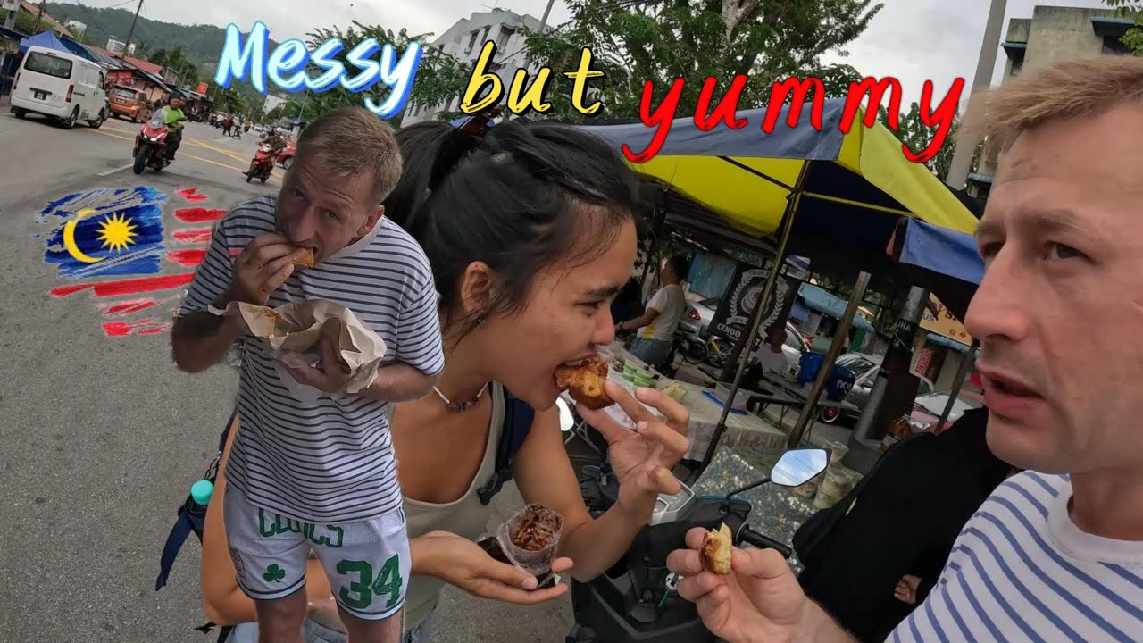 🇲🇾 Messy but Yummy! Penang Malaysian Street food #2