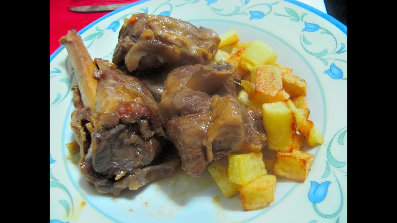 PIERNA DE CORDERO EN OLLA RAPIDA - CALDERETA DE CORDERO