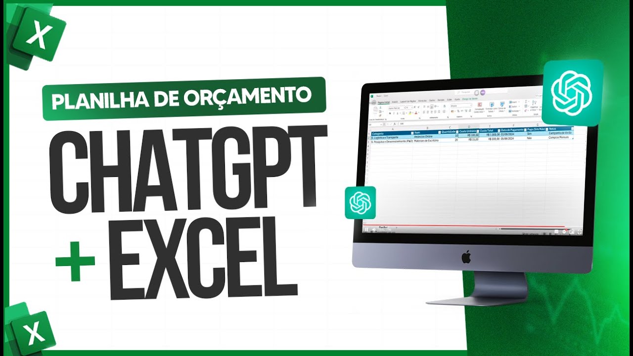Usando o ChatGPT para Criar uma Planilha de Or&ccedil;amento no Excel