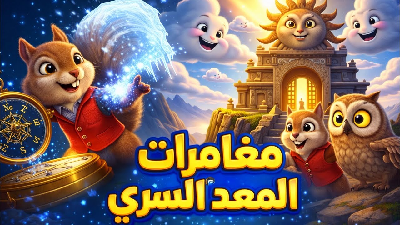 مغامرات المعبد السري 🏛️✨ | رحلة خطيرة مع السنجاب والبومة!