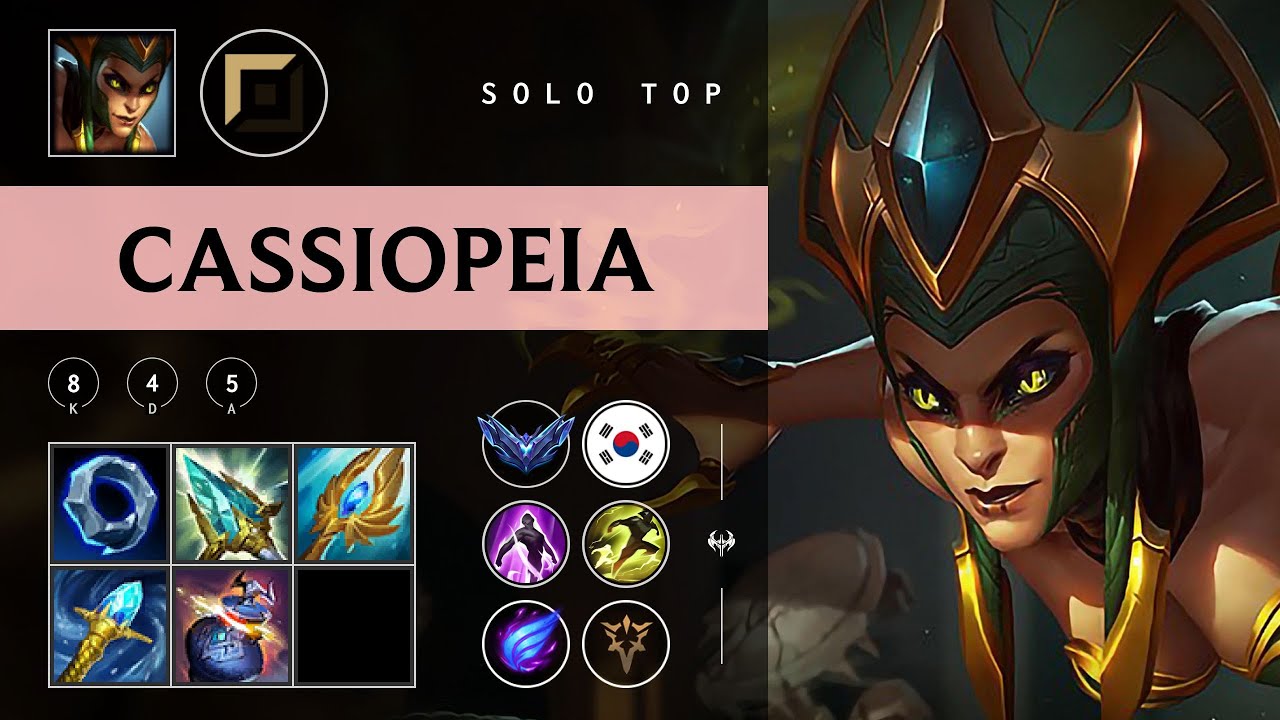 Cassiopeia Top vs Tryndamere - KR Diamond Patch 25.24