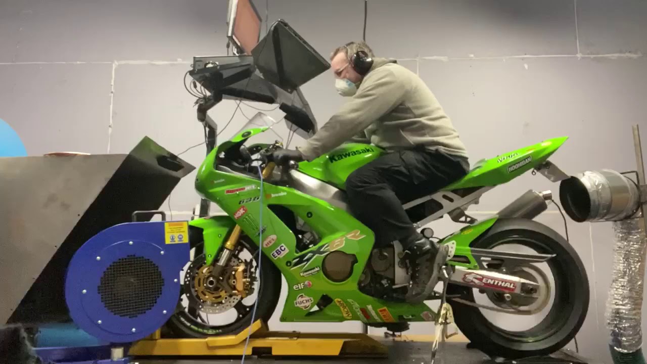Zx6r B1h dyno 117bhp@wheel Parkitt dyno and suspension