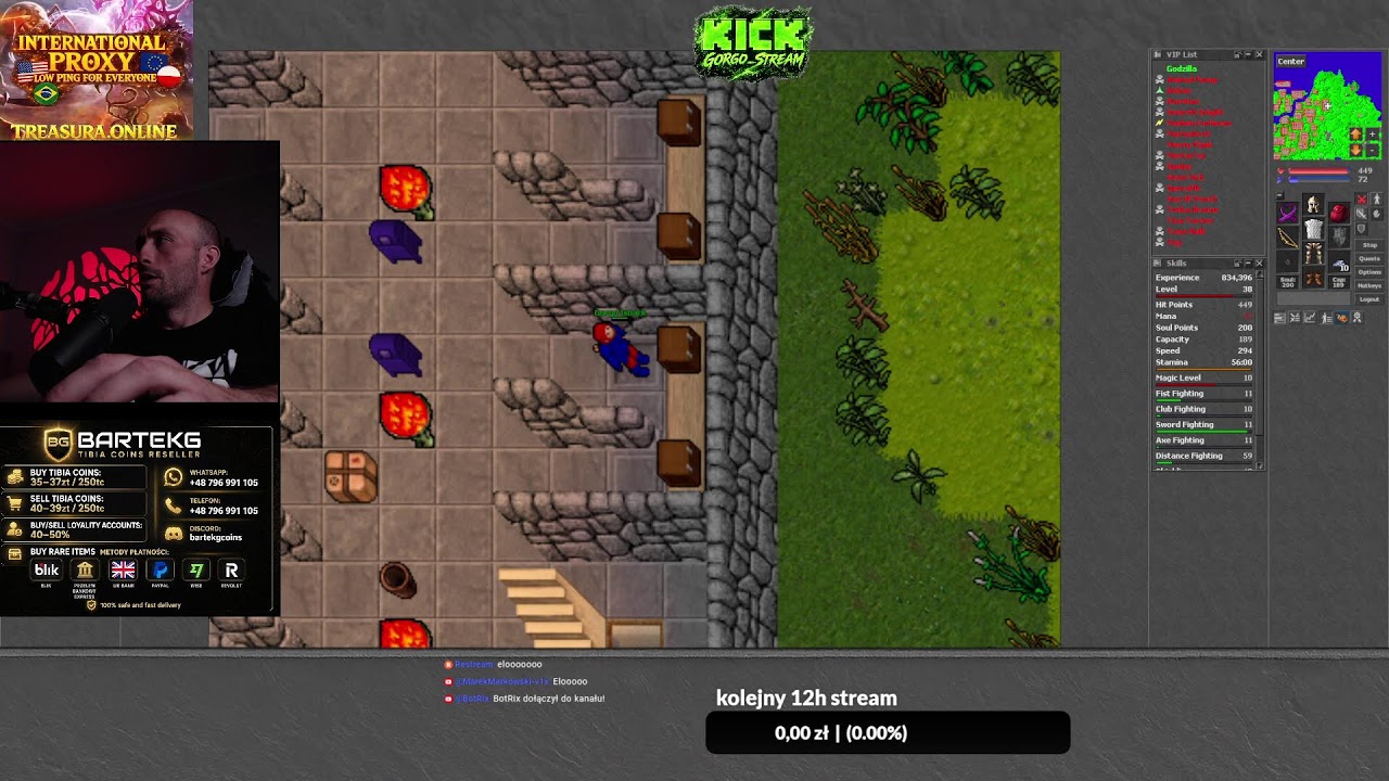 gorgo tibia nostalgia ots 8.0 1x exp treasura.online