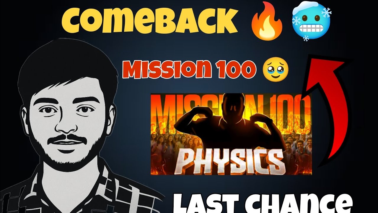 Mission 100 🥹💀🔥LAST CHANCE OF COMEBACK NEET 2026 || My Strategy to COMEBACK  || 
