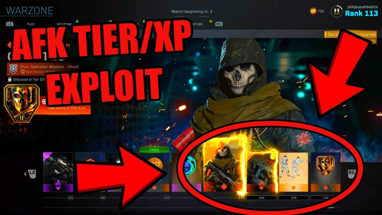*NEW* AFK TIER EXPLOIT! AFK MW XP EXPLOIT! How to LEVEL UP FAST in MODERN WARFARE! COD MW GLITCHES!