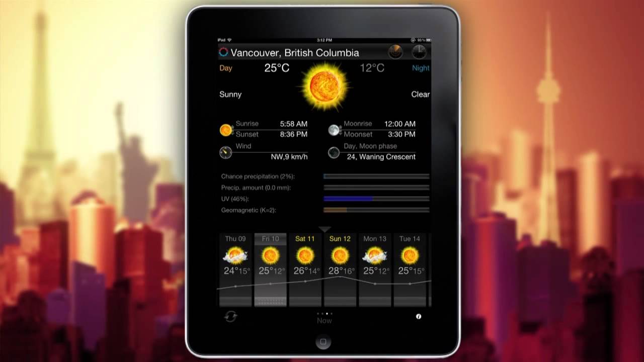 eWeather HD - weather forecast, alerts, high-definition radar for iPhone and iPad