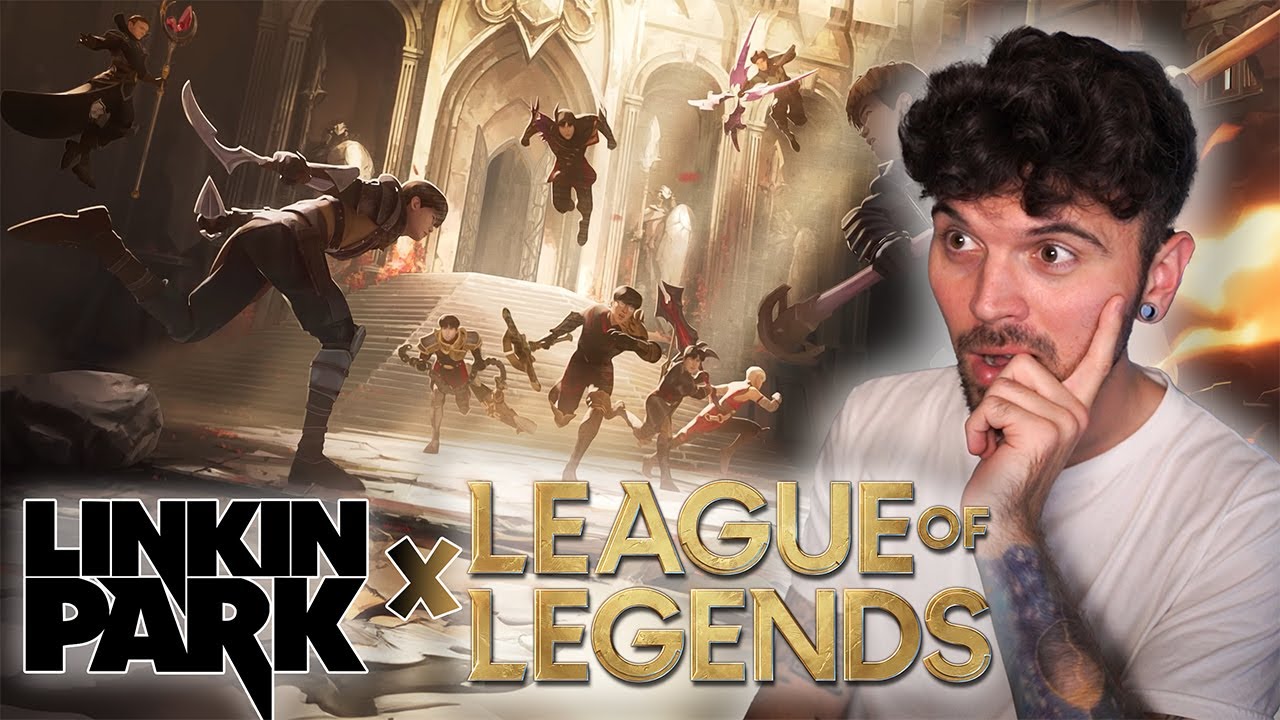 Это сотрудничество — ИДЕАЛЬНЫЙ микс (Heavy Is The Crown при участии Linkin Park) (League of Legen...