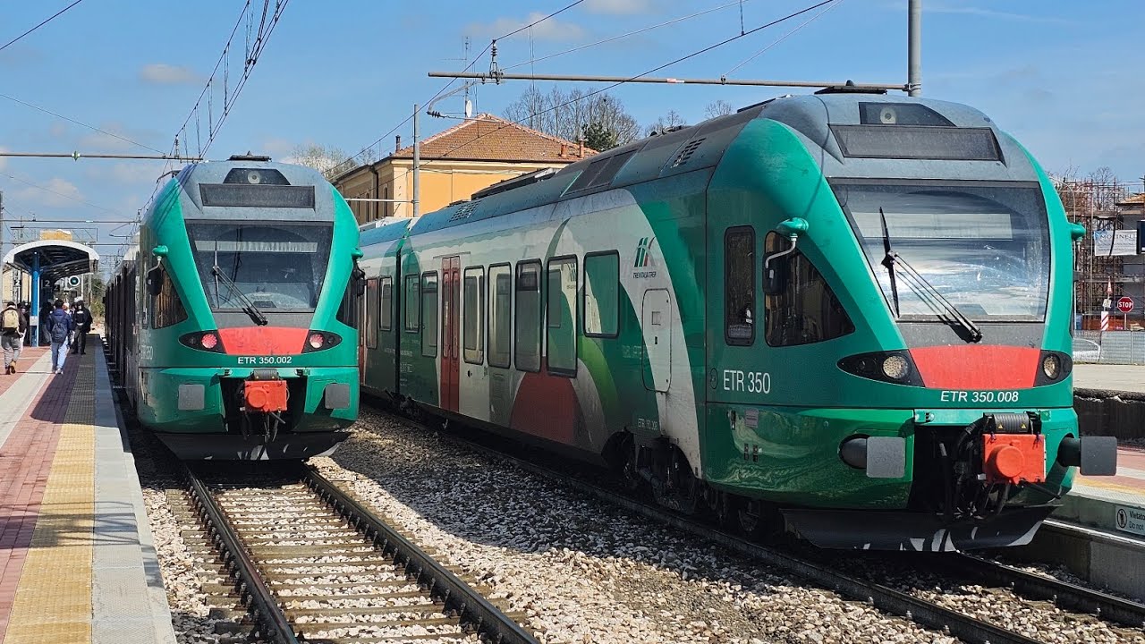 FERROVIA BOLOGNA - PORTOMAGGIORE: UN INSOLITO INCROCIO ALLA STAZIONE DI MOLINELLA!
