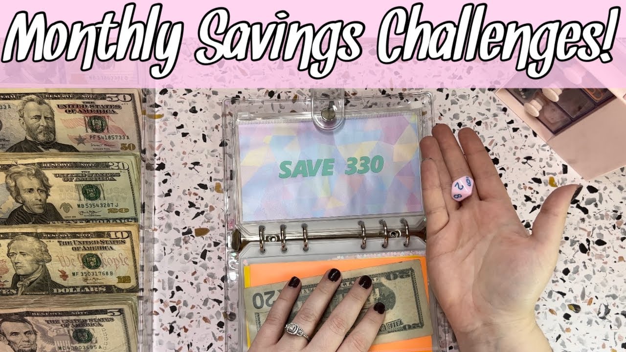 SAVINGS CHALLENGES! | Cash Stuffing $1,170 in Mini Savings Games + Piggy Bank Challenge!