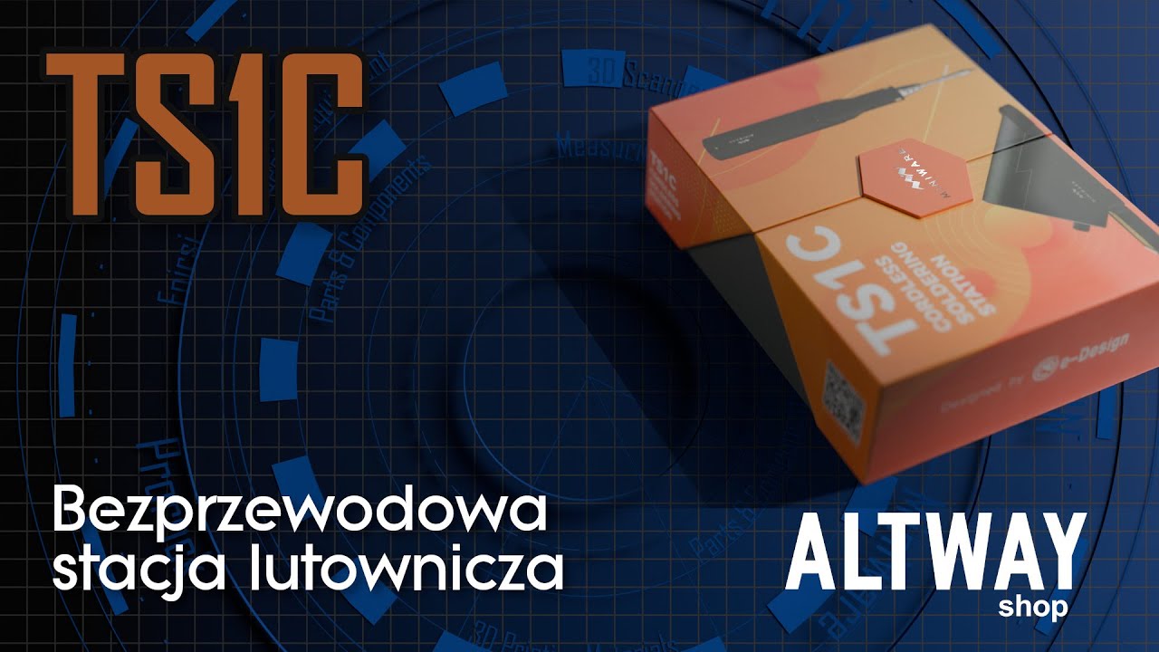 Miniware TS1C &ndash; Bezprzewodowa Stacja Lutownicza | Precyzja i Mobilność