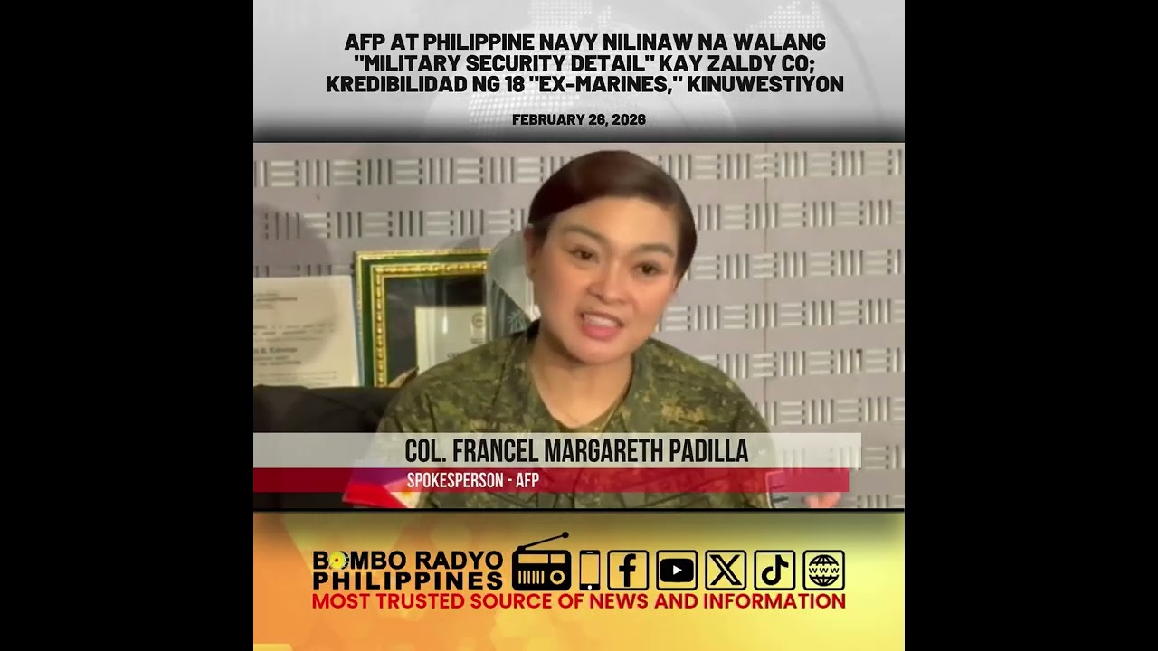 AFP at Philippine Navy nilinaw na walang 