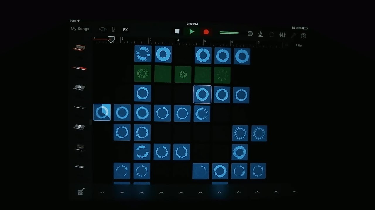 Garageband IOS tutorial Live Loops part 1