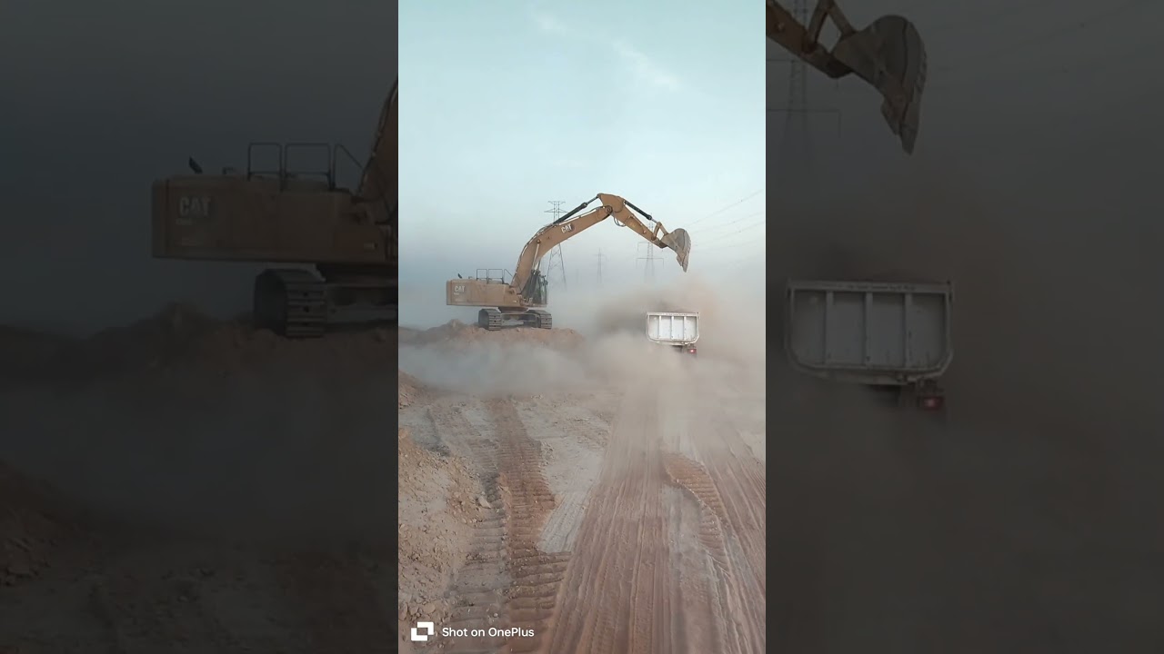The heat is 48 degrees and the dust rises so much