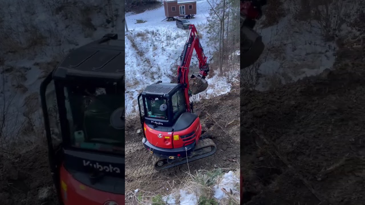 Realizujeme v&yacute;stavbu lesn&iacute; cesty pro LKT #bagr #excavator #yanmar #kubota