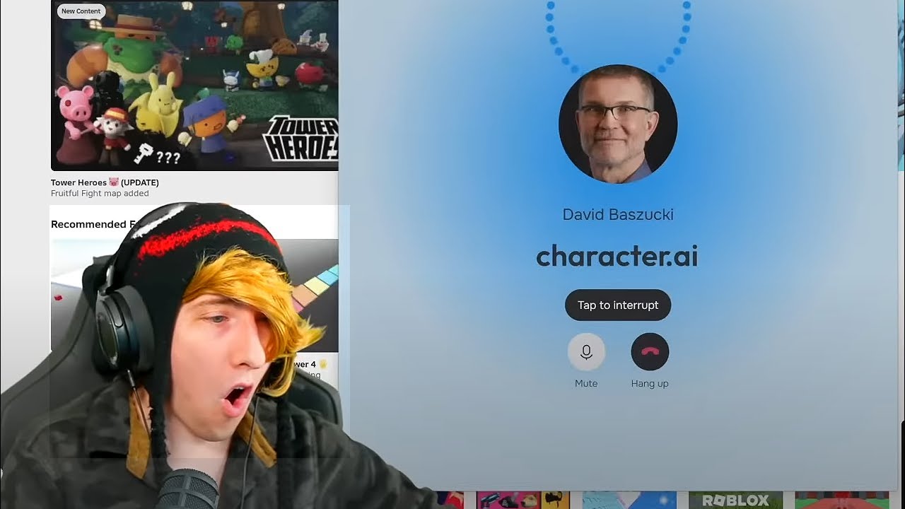 KreekCraft talks to AI David Baszucki..
