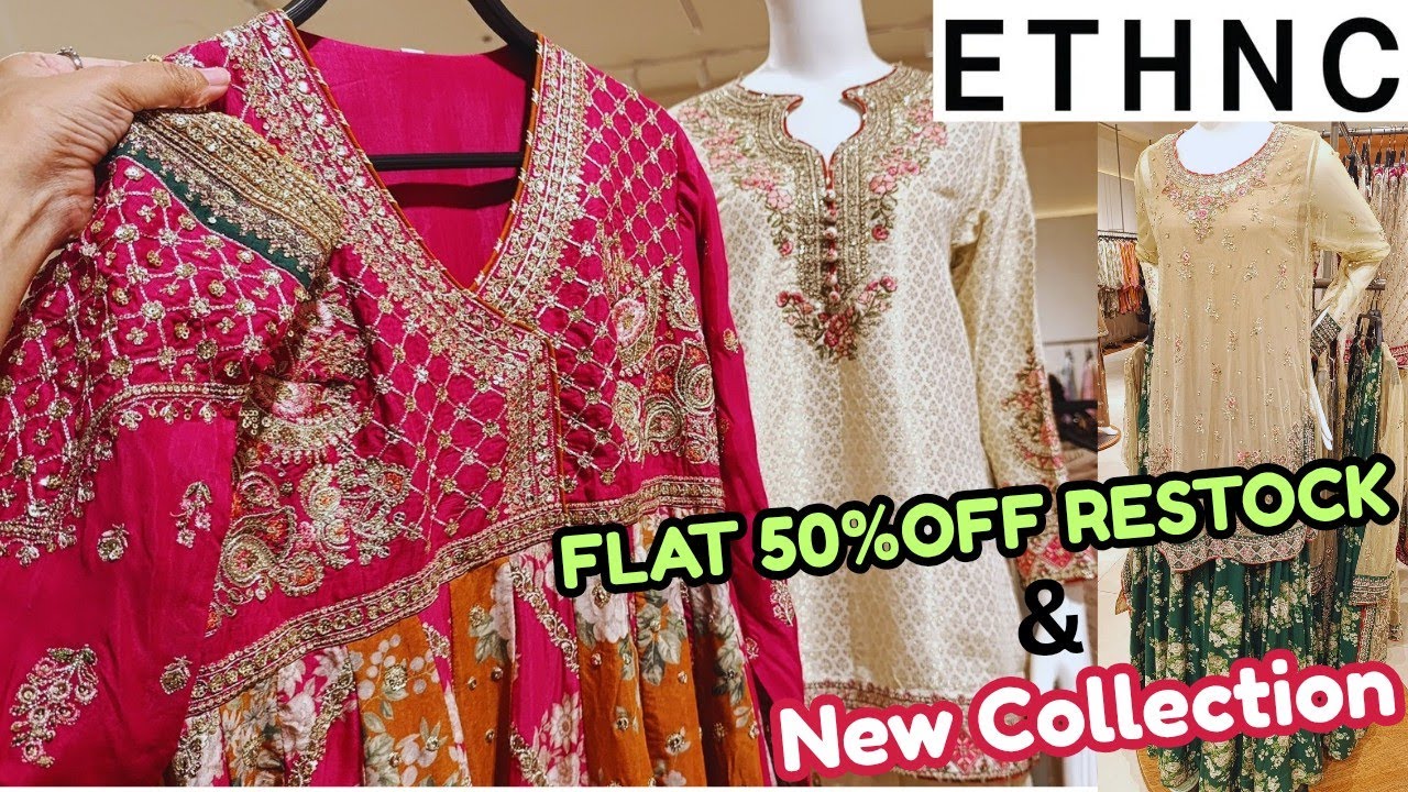 ETHNIC FLAT 50% OFF SALE 2025 😱 Restocked 😱🔥 ethnic New Collection 2025 🔥♥️