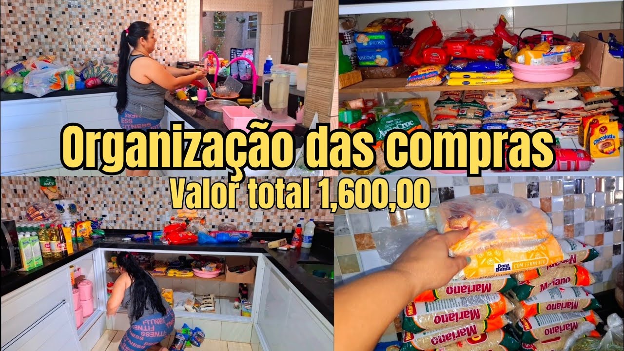 VLOG DE ROTINA ORGANIZAÇÃO DA COMPRAS DO MÊS DE FEVEREIRO 