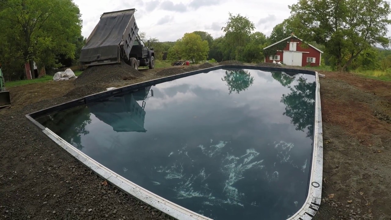 Replacing an inground pool