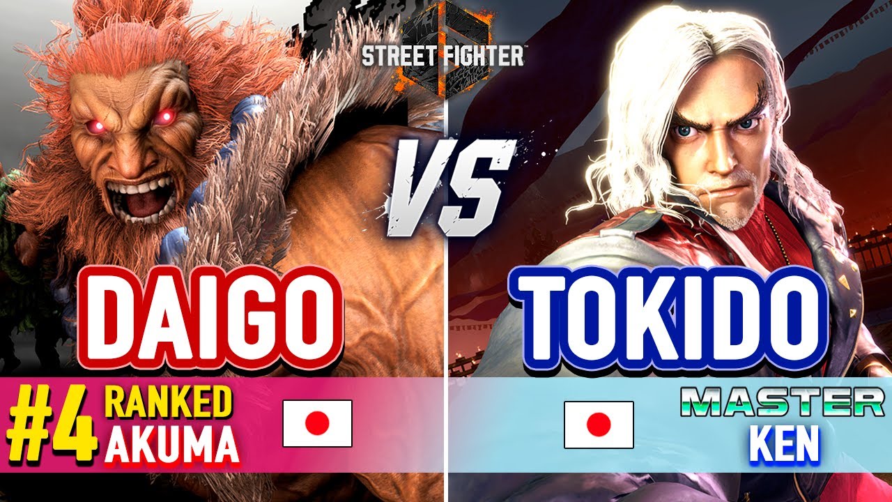 SF6 🔥 DAIGO (#4 Ranked Akuma) vs TOKIDO (Ken) 🔥 Street Fighter 6 High Level Gameplay